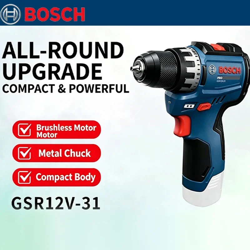 Bosch GSR 12V-31 Brushless Ele - đánh giá và giá Home Appliances