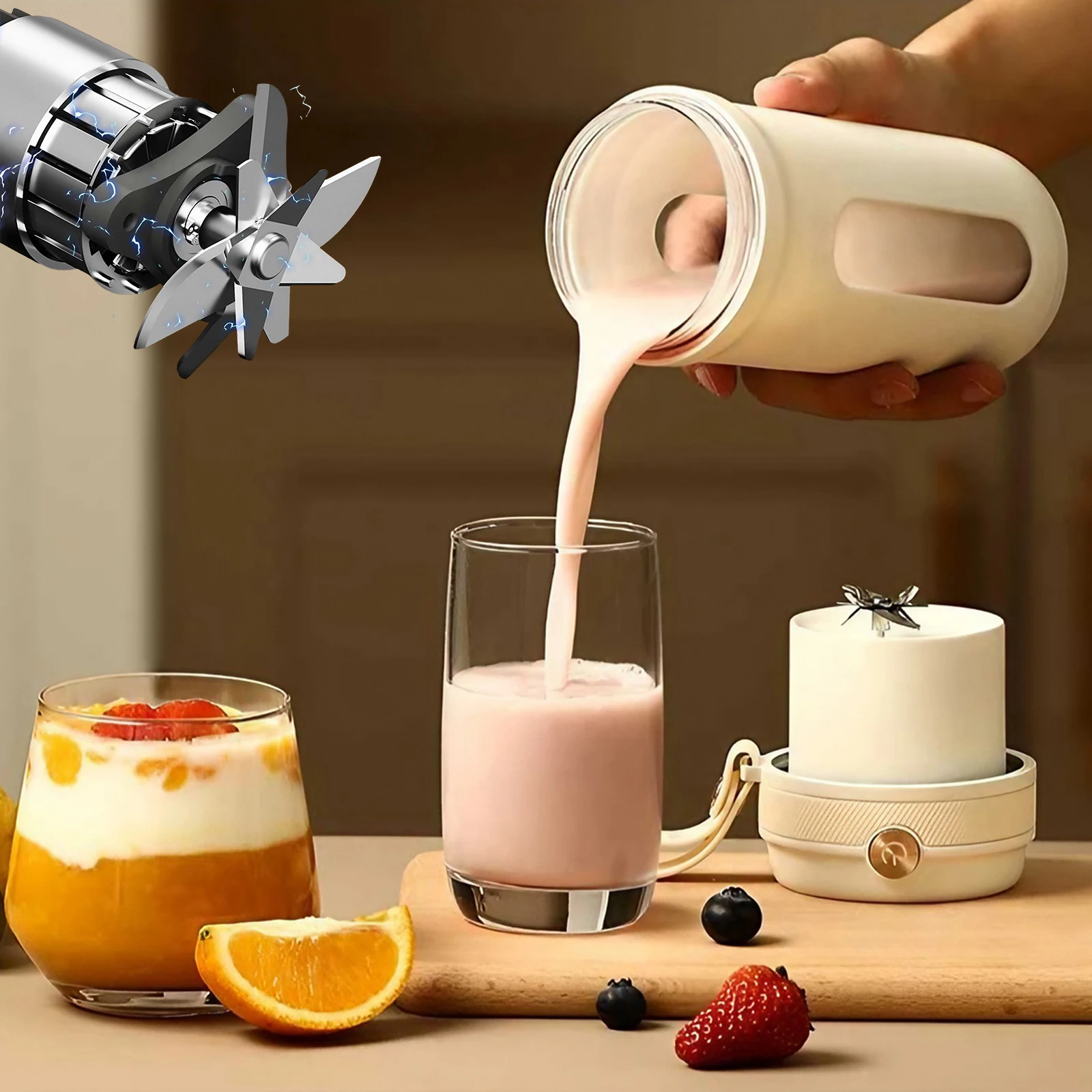 USB Rechargeable Electric Juic - đánh giá và giá Portable Blender Usb Rechargeable