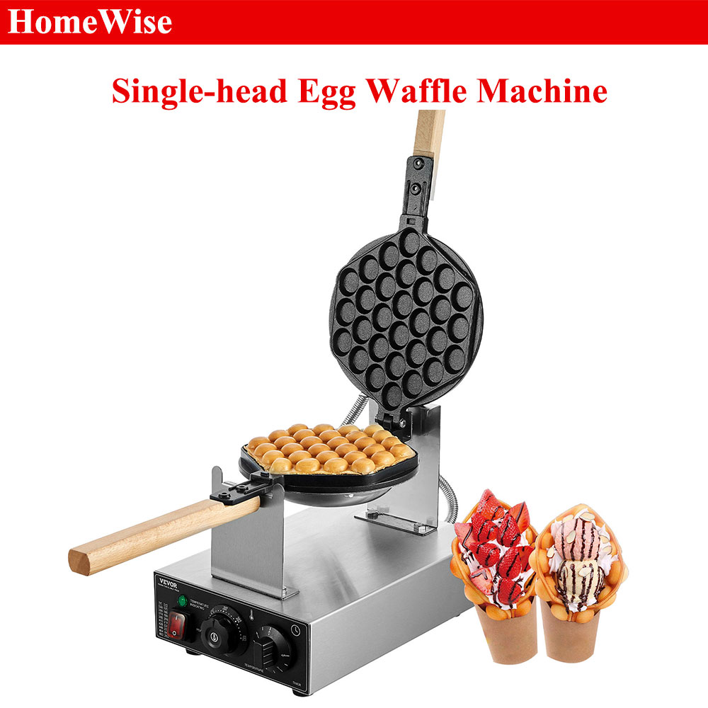 HomeWise Commercial Egg Bubble - đánh giá và giá Mini Waffle Maker Machine